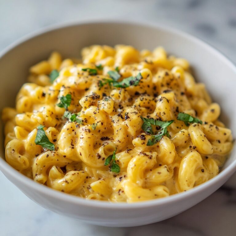 Creamy Cavatappi Pasta with Parmesan and Fresh Basil Recipe