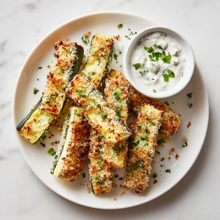 Vegan Baked Zucchini Sticks Recipe