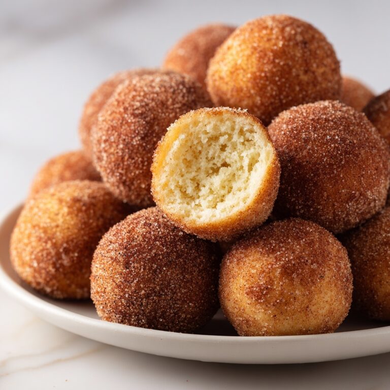 Mini Baked Cinnamon Sugar Donut Bites Recipe