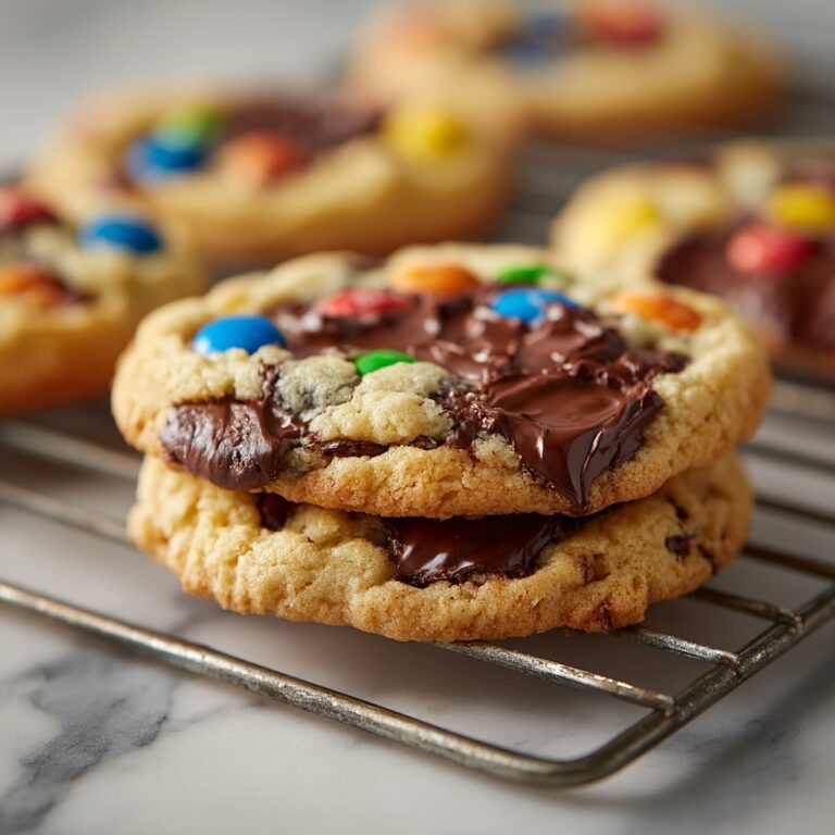 Soft and Chewy Triple Chocolate M&M Cookies Recipe