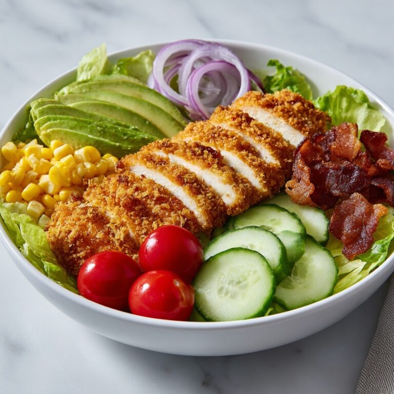 Honey Mustard Crispy Chicken Salad Recipe