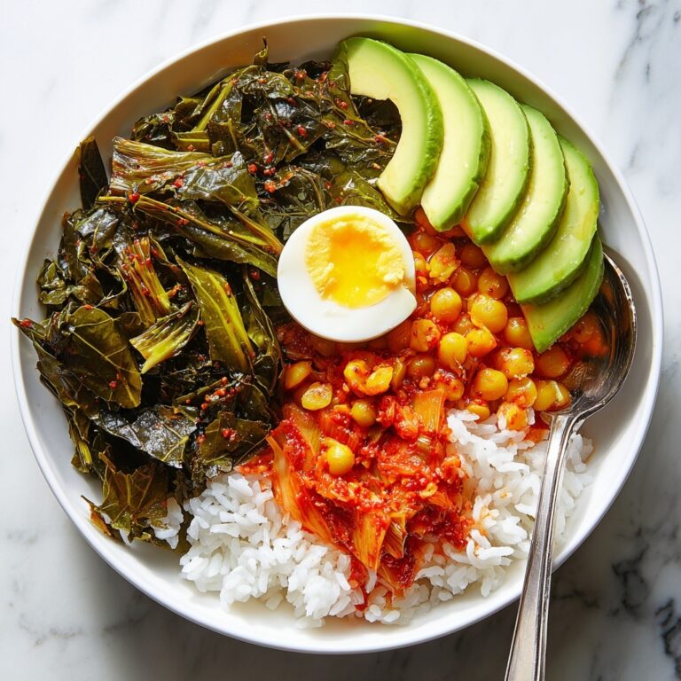 Kimchi Rice Bowl with Jammy Eggs Recipe