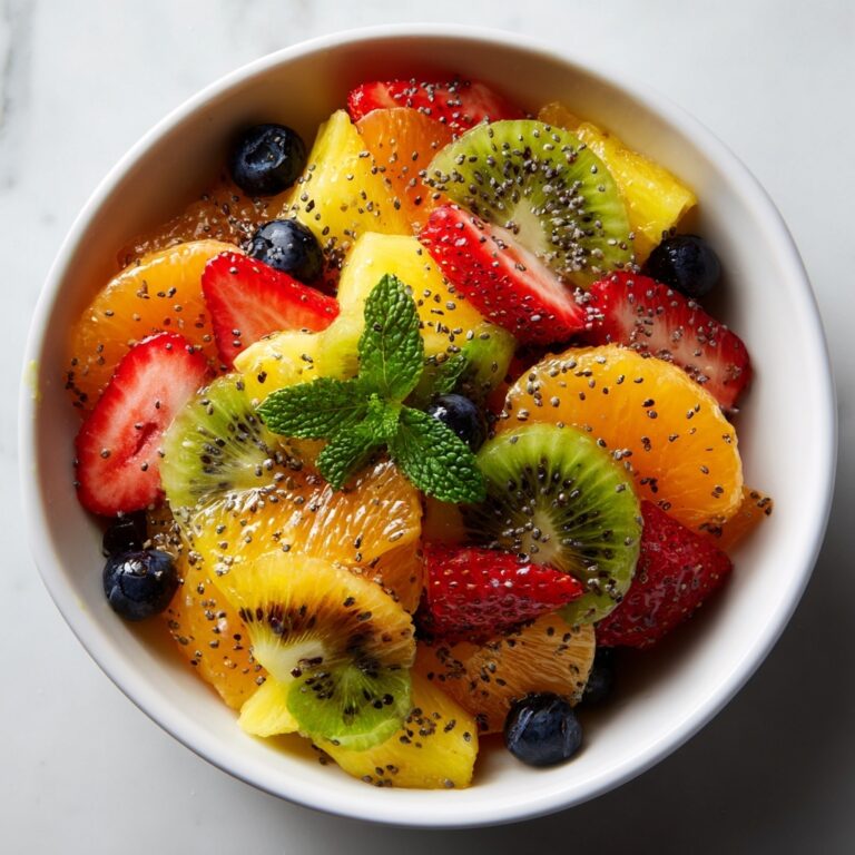 Christmas Morning Fruit Salad with Citrus Dressing Recipe