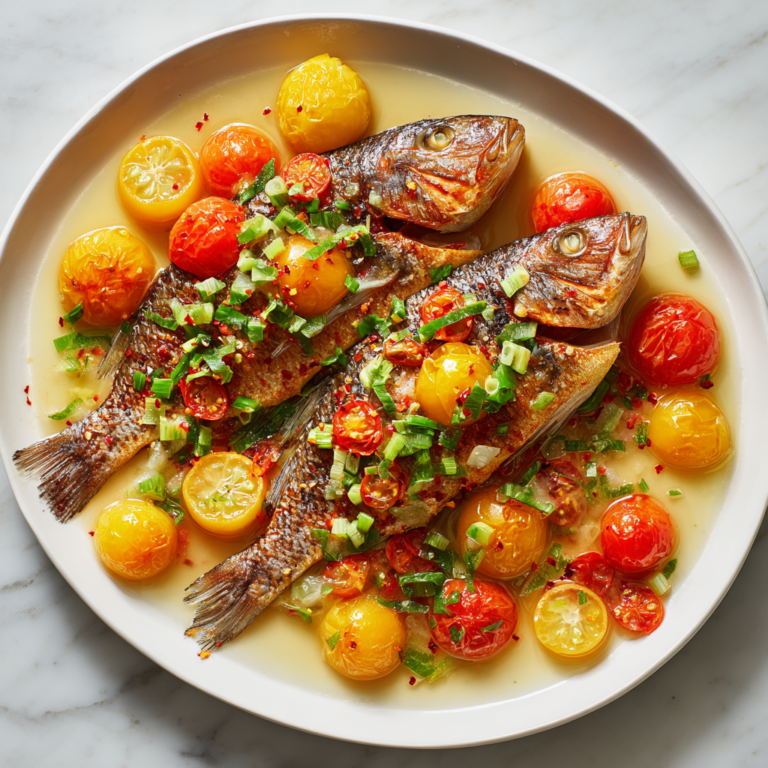 Easy Mediterranean Baked Mackerel Fish Recipe