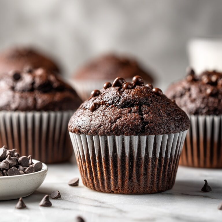 Double Chocolate Banana Muffins Recipe