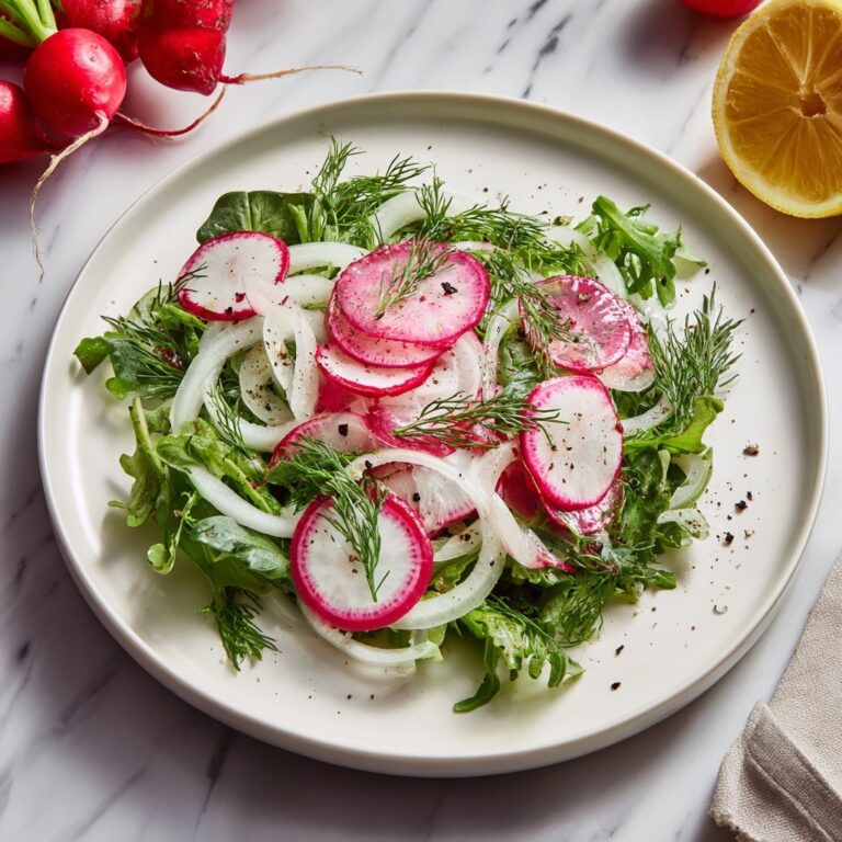 Radish and Fennel Salad with Lemon Dressing Recipe