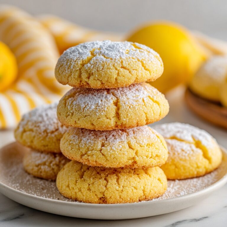 Lemon Cookies Made from Cake Mix Recipe