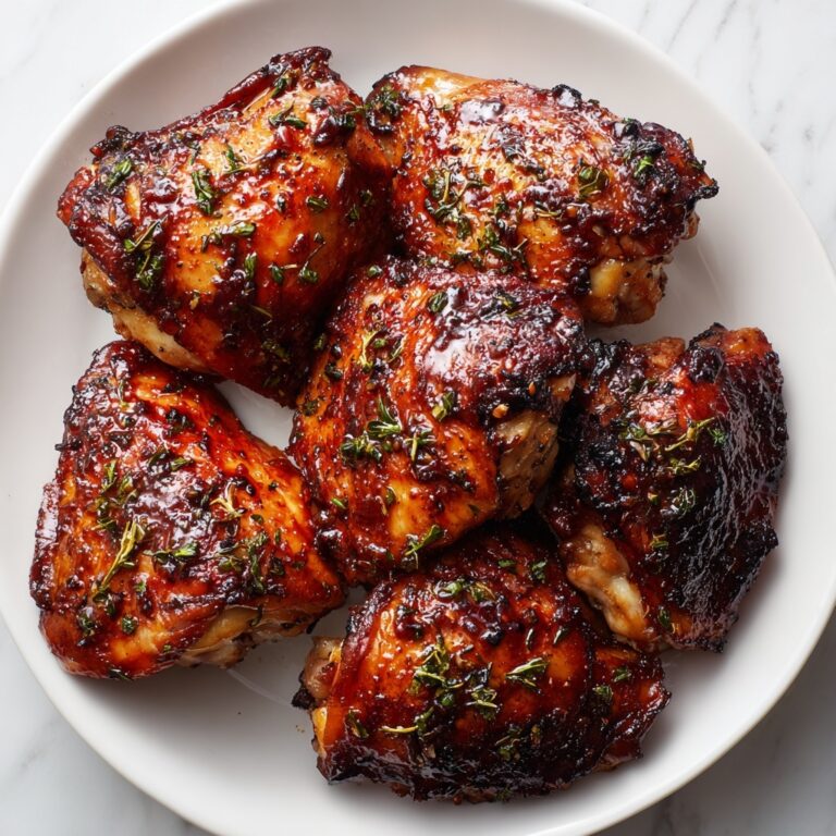 Air Fryer BBQ Boneless Chicken Thighs Recipe