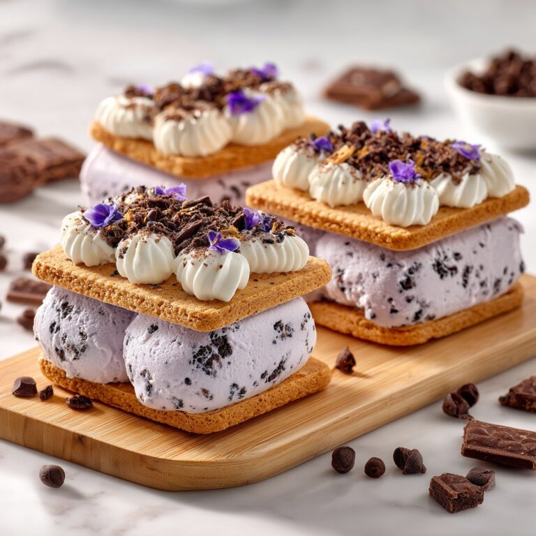 Lavender Vanilla Bean Ice Cream Sandwiches Recipe