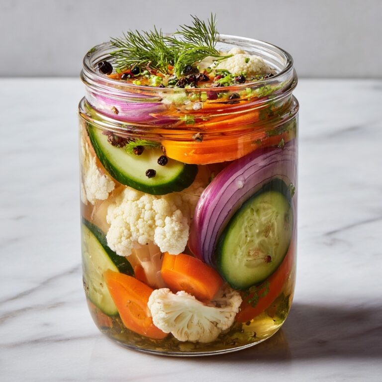 Easy Refrigerator Pickled Vegetables Recipe
