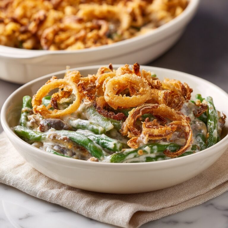 Creamy Vegan Green Bean Casserole Everyone Will Love Recipe