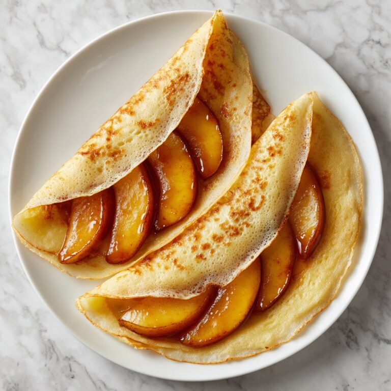 Vegan Gluten-Free Apple Cinnamon Crepes with Sautéed Apples Recipe