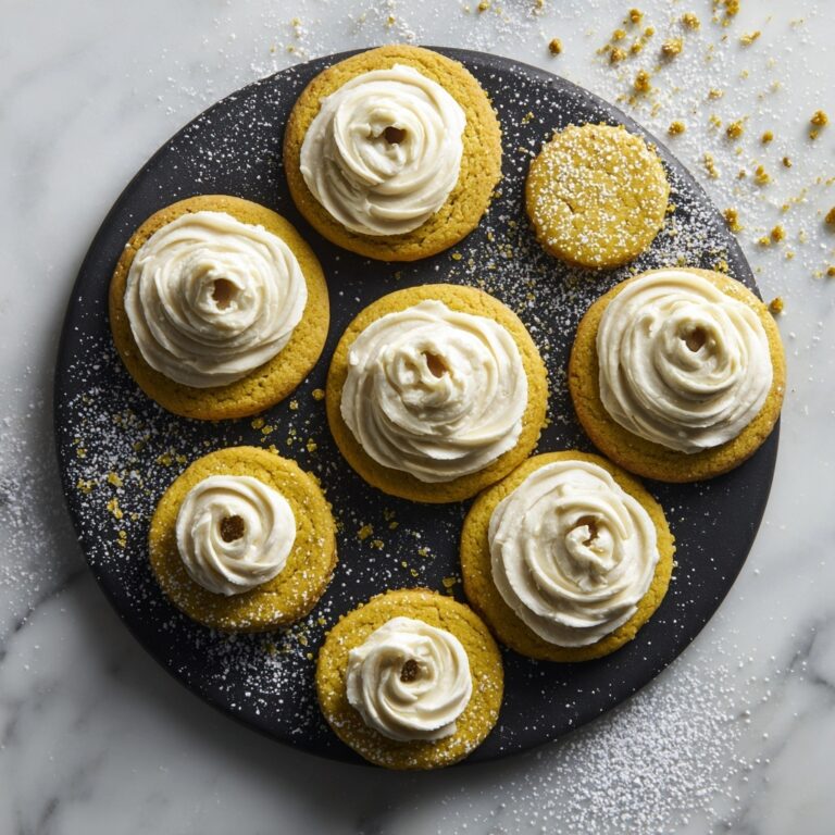 Sweet Cornbread Cookies with Honey Butter Frosting Recipe