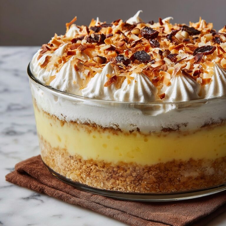 Coconut Cream Layered Dessert Recipe