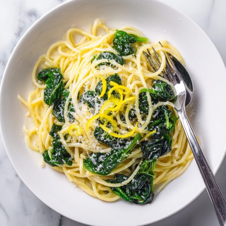 Easy Lemon Ricotta Pasta with Spinach Recipe