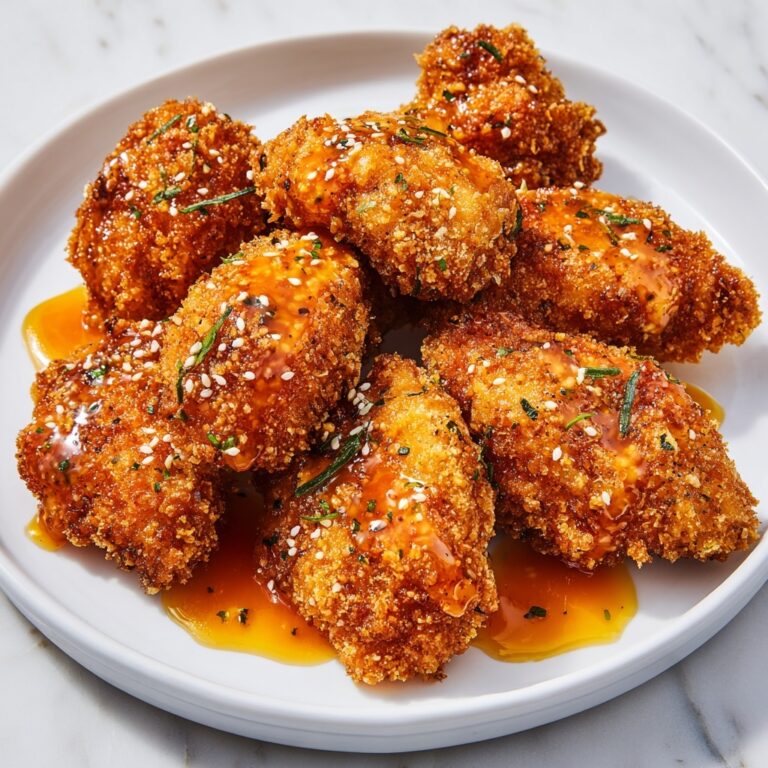 Baked Crunchy Hot Honey Chicken Recipe