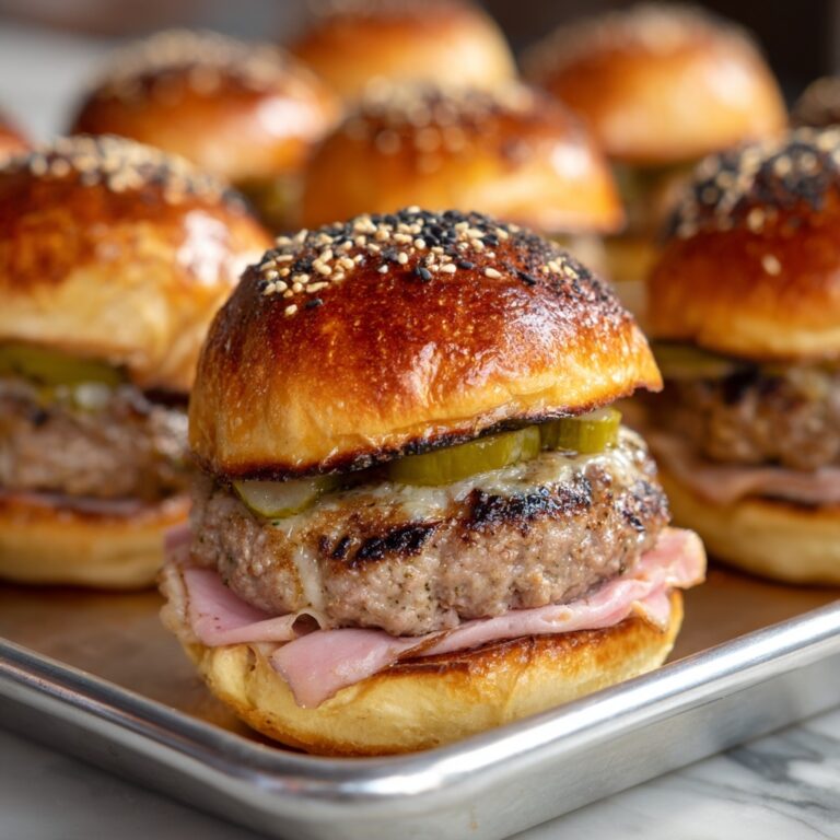 Cuban Sliders Sandwiches: A Delicious Bite-Sized Delight Recipe