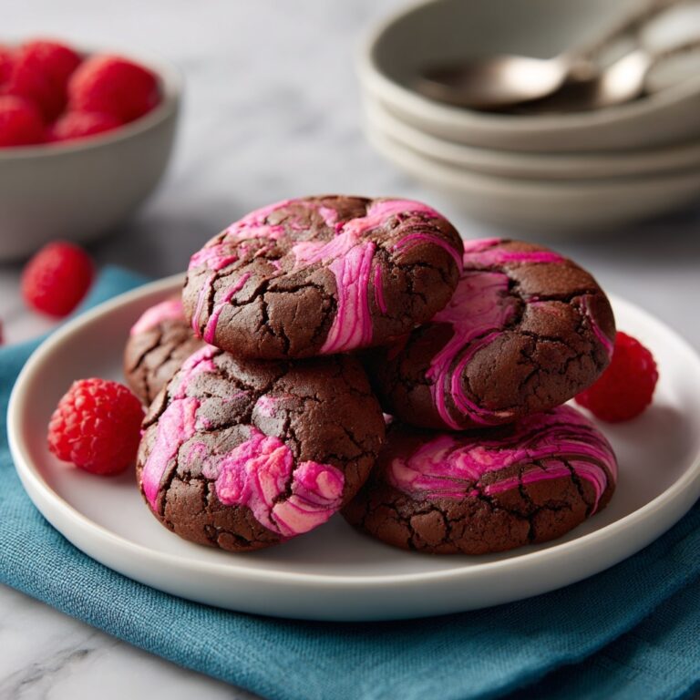 Raspberry Dark Chocolate Cookies: Chewy Bliss in Every Bite Recipe