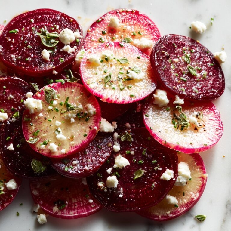 Roasted Beets and Radishes with Goat Cheese Recipe