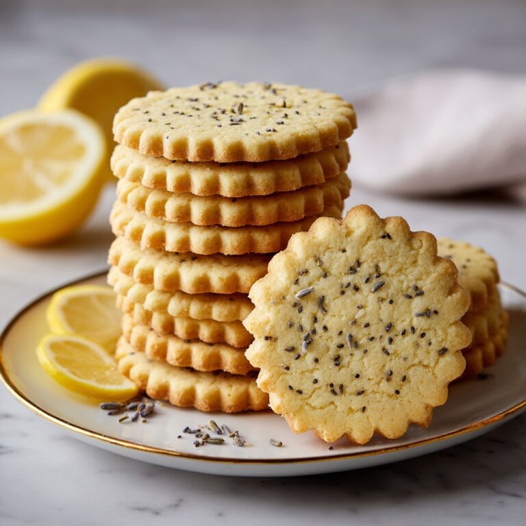 Lemon Poppy Seed Shortbread Cookies Recipe