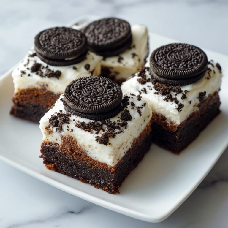 Cookies & Cream Red Velvet Brownies Recipe