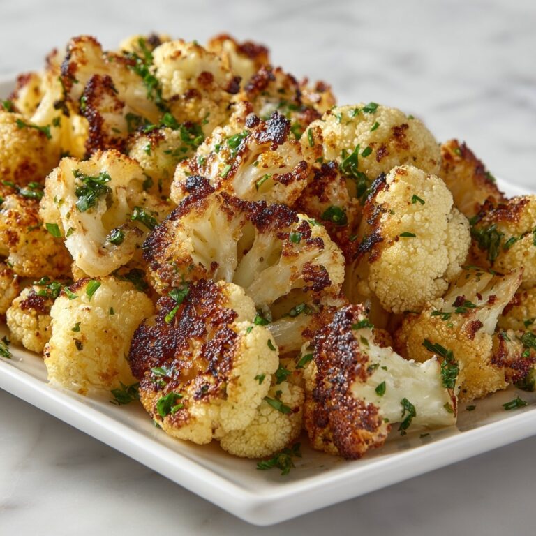 Crispy Roasted Cauliflower Recipe