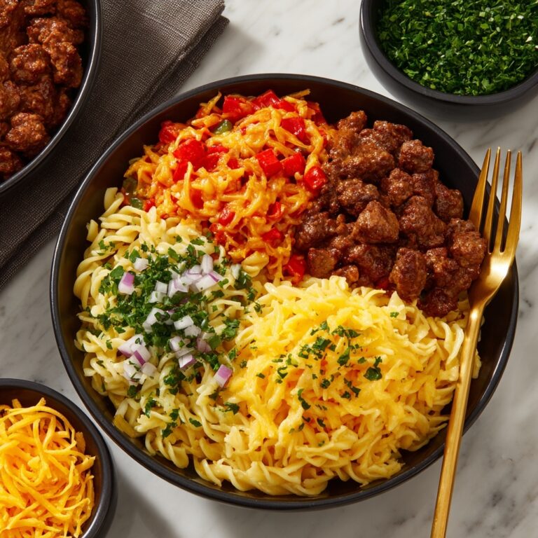 Instant Pot Enchilada Pasta with Ground Beef and Cheddar Recipe