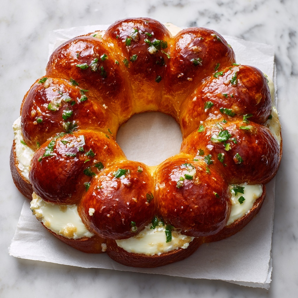 Cheesy Chicken Alfredo Monkey Bread Recipe - Recipe Image
