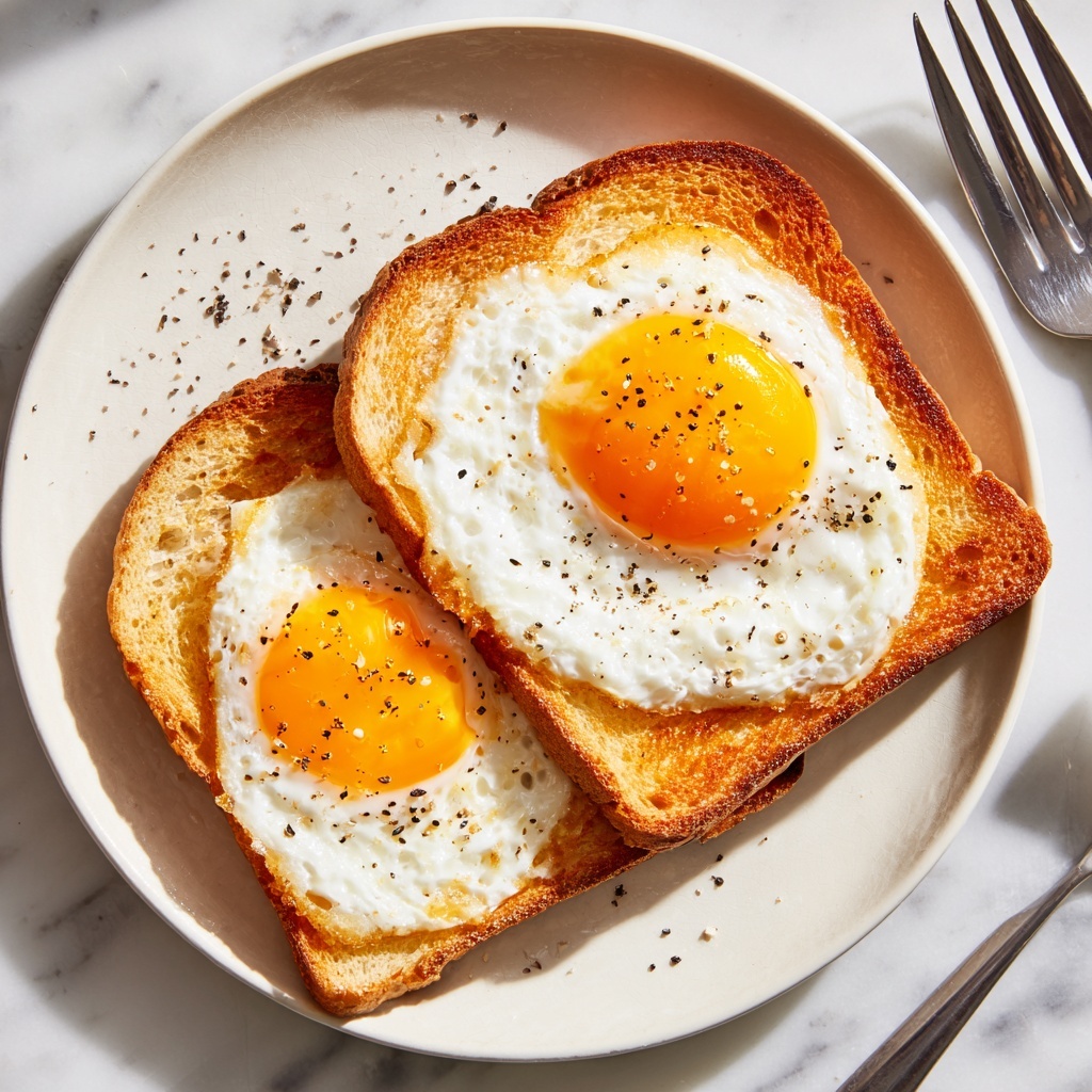 Savory Air Fryer Egg Toast Recipe - Recipe Image