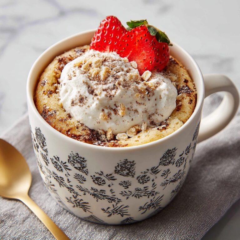Quick Oatmeal Mug Cake: A Healthy Vegan Delight in Minutes Recipe