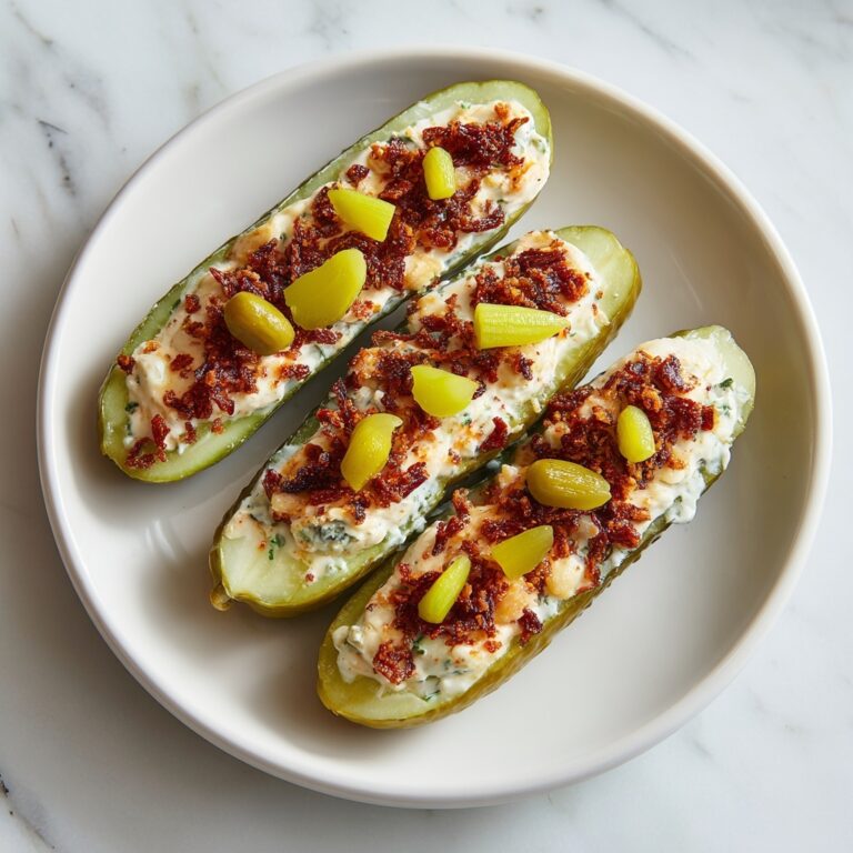 Crispy Cheesy Air Fryer Stuffed Pickles Recipe