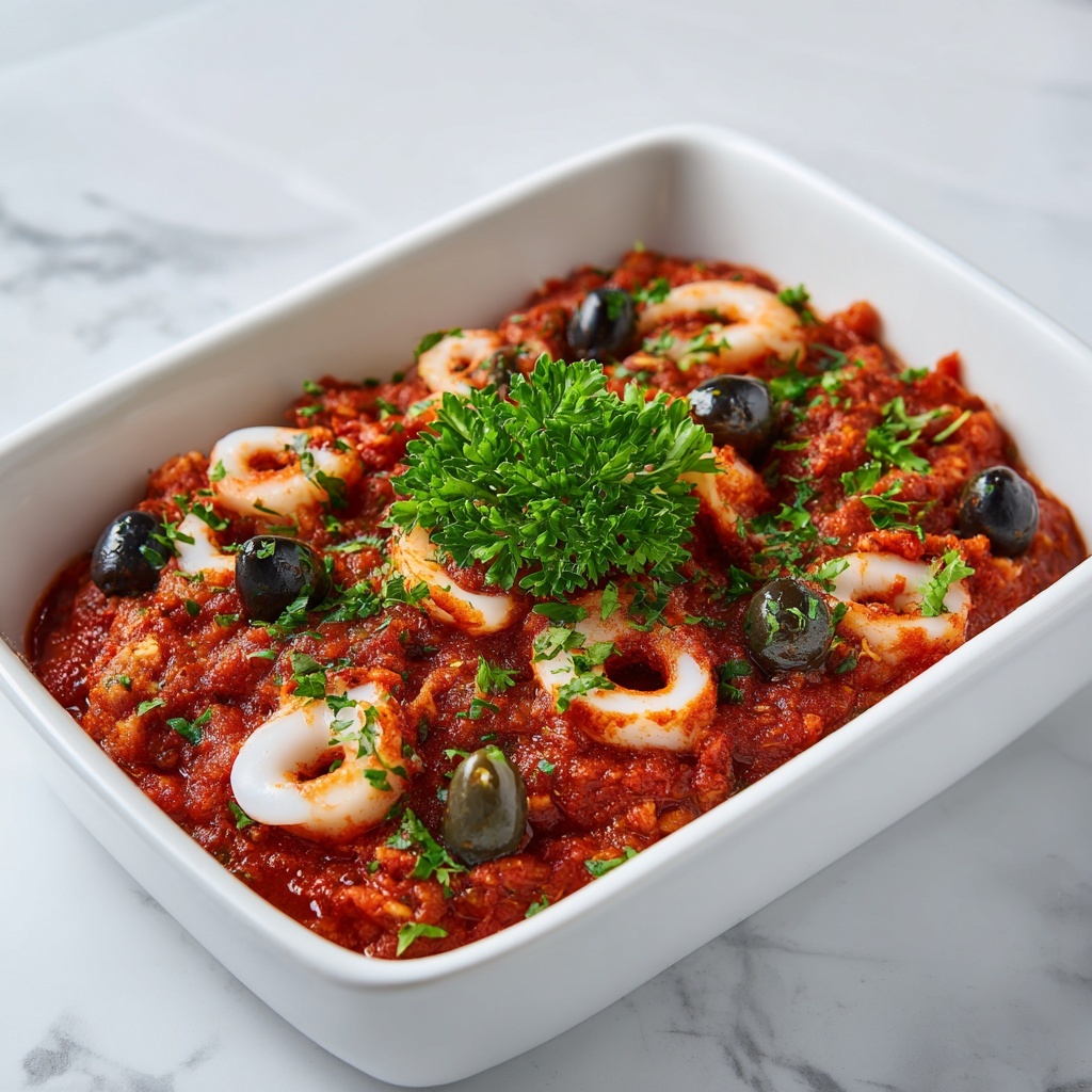 Calamari Puttanesca Recipe - Recipe Image