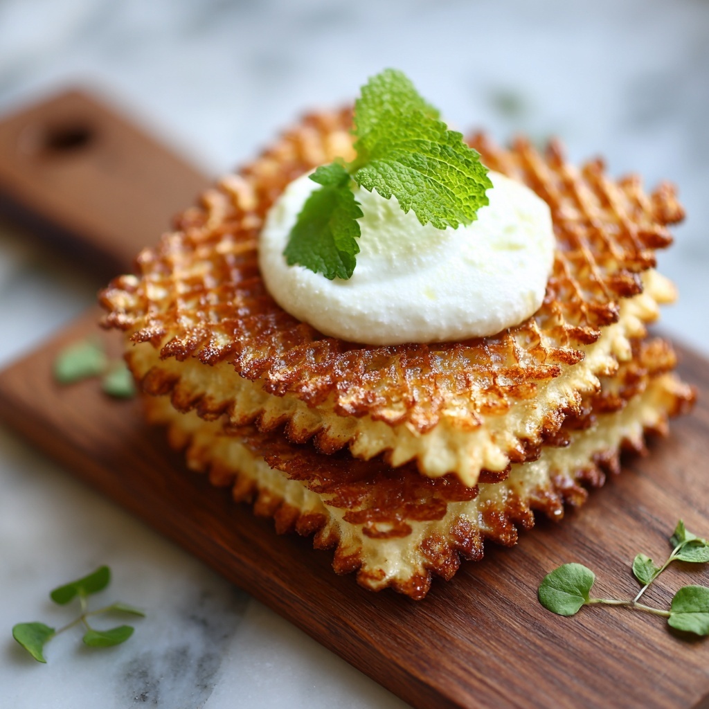 Healthy Hashbrown Chaffle: Your New Favorite Low-Carb Crunch Recipe - Recipe Image