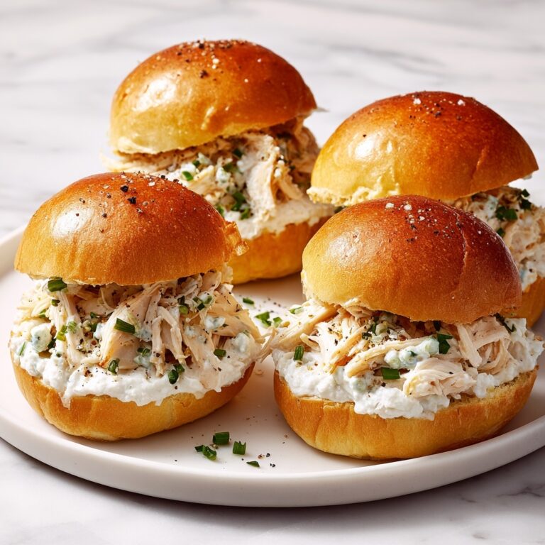 Chicken Alfredo Sloppy Joes Recipe