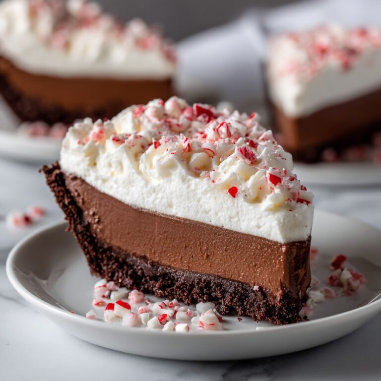 Chocolate Peppermint Christmas Tart: Festive 5-Ingredient Delight Recipe