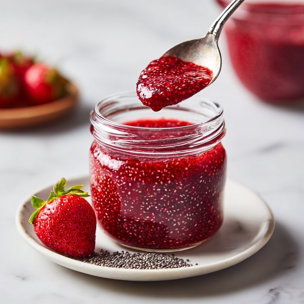Simple Chia Seed Berry Jam Recipe - Recipe Image