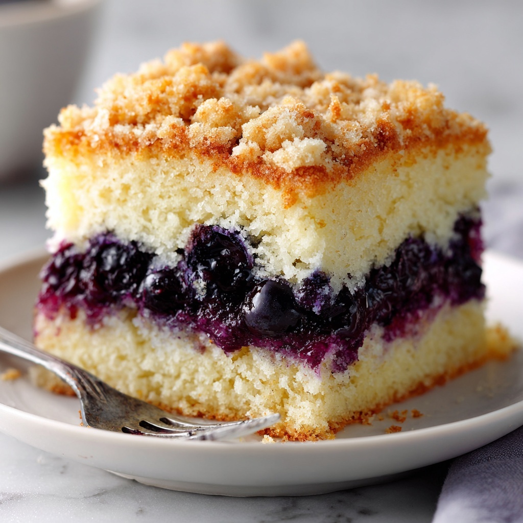 Blueberry Breakfast Cake Recipe - Recipe Image
