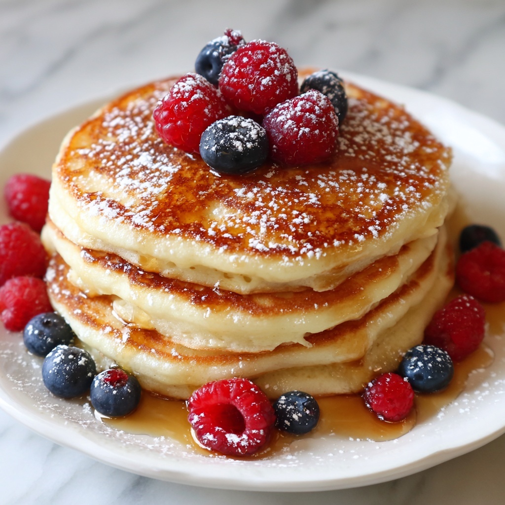 Easy Homemade Pancakes Recipe - Recipe Image