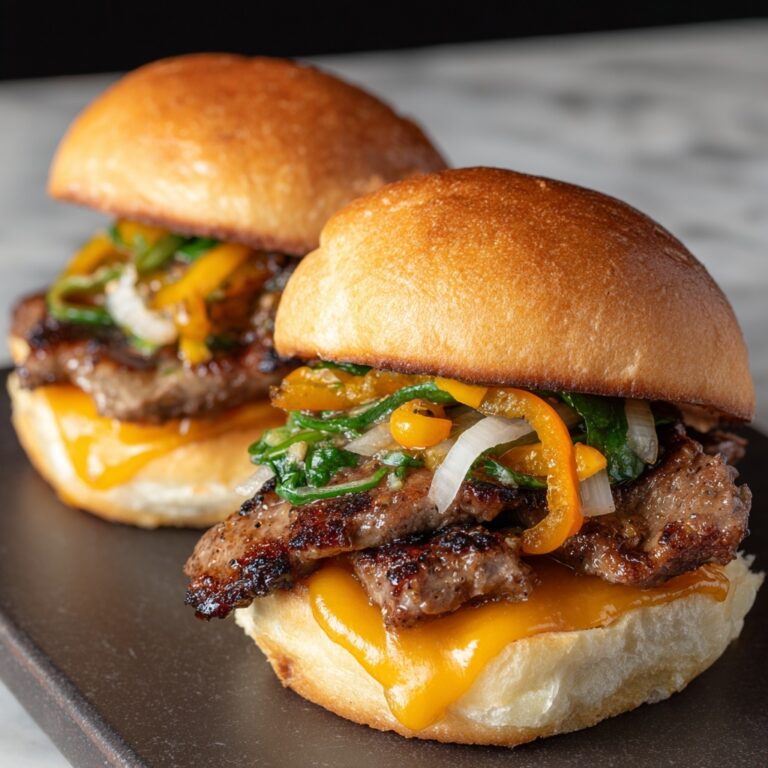 Chicken Cheese Steak Sandwiches Recipe