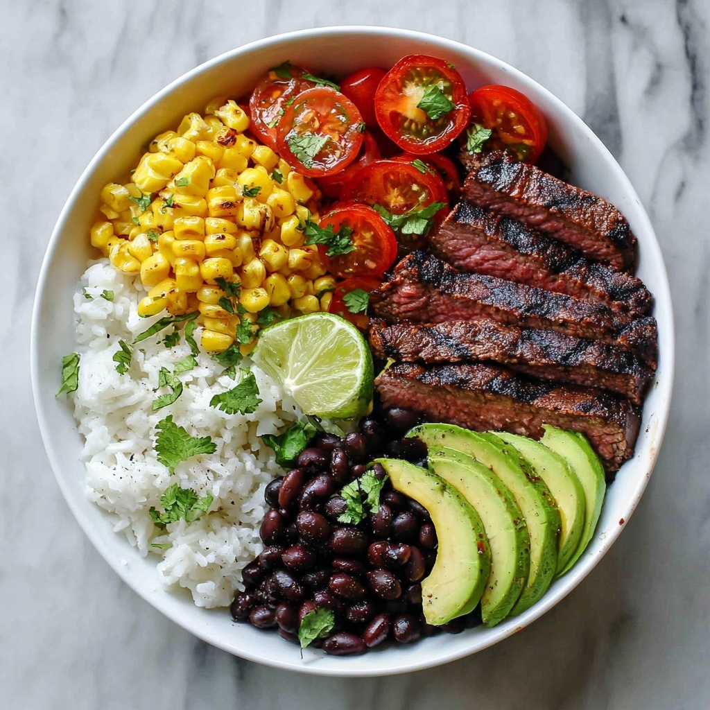 Cilantro Lime Steak Bowls Recipe - Recipe Image