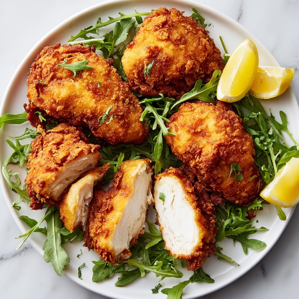 Chicken Milanese with Arugula Salad Recipe - Recipe Image
