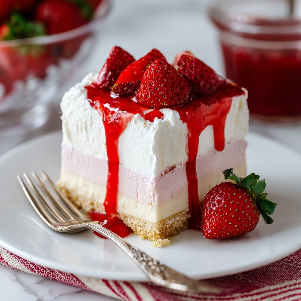 Strawberry Angel Food Dessert Recipe - Recipe Image