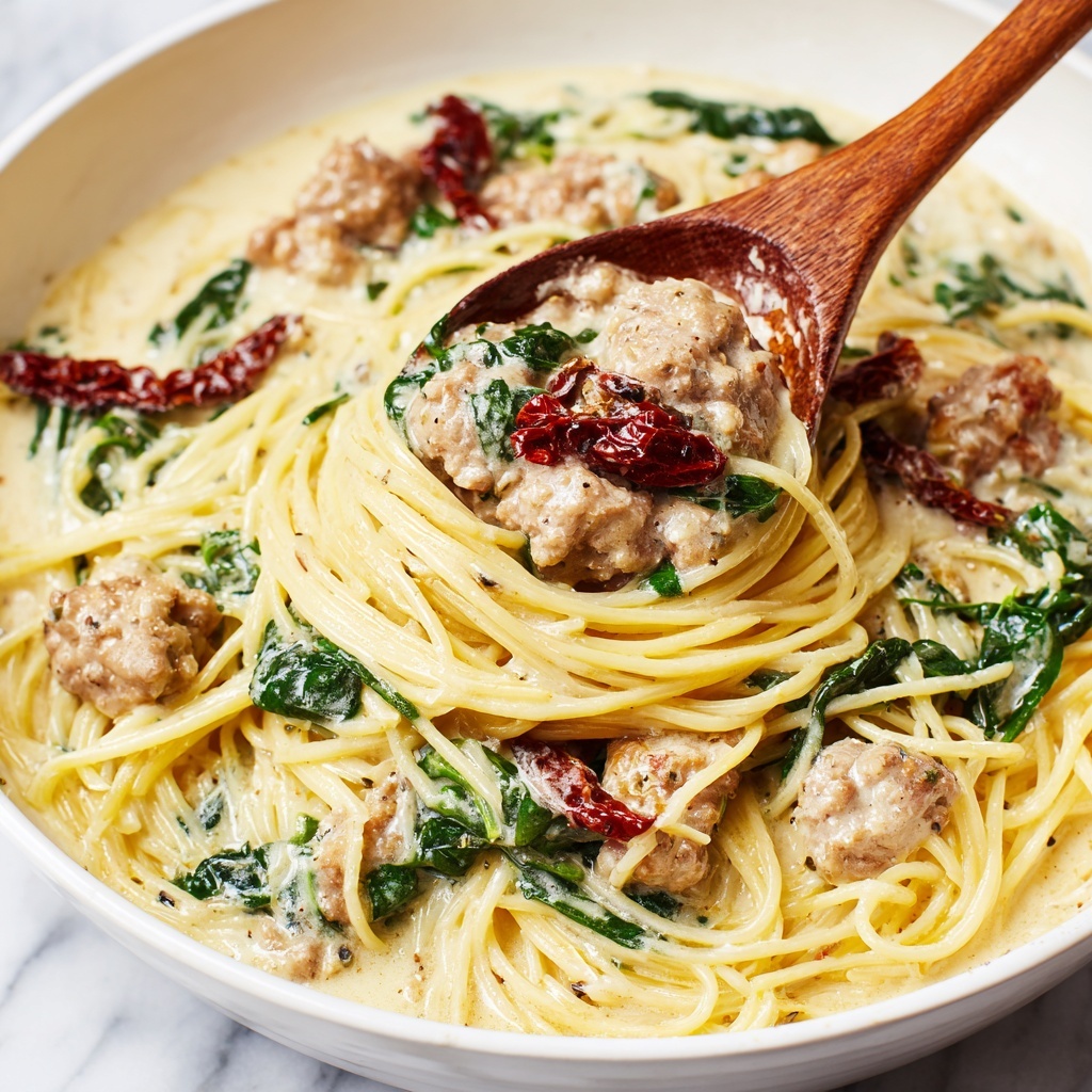 Slow Cooker White Lasagna Soup Recipe - Recipe Image