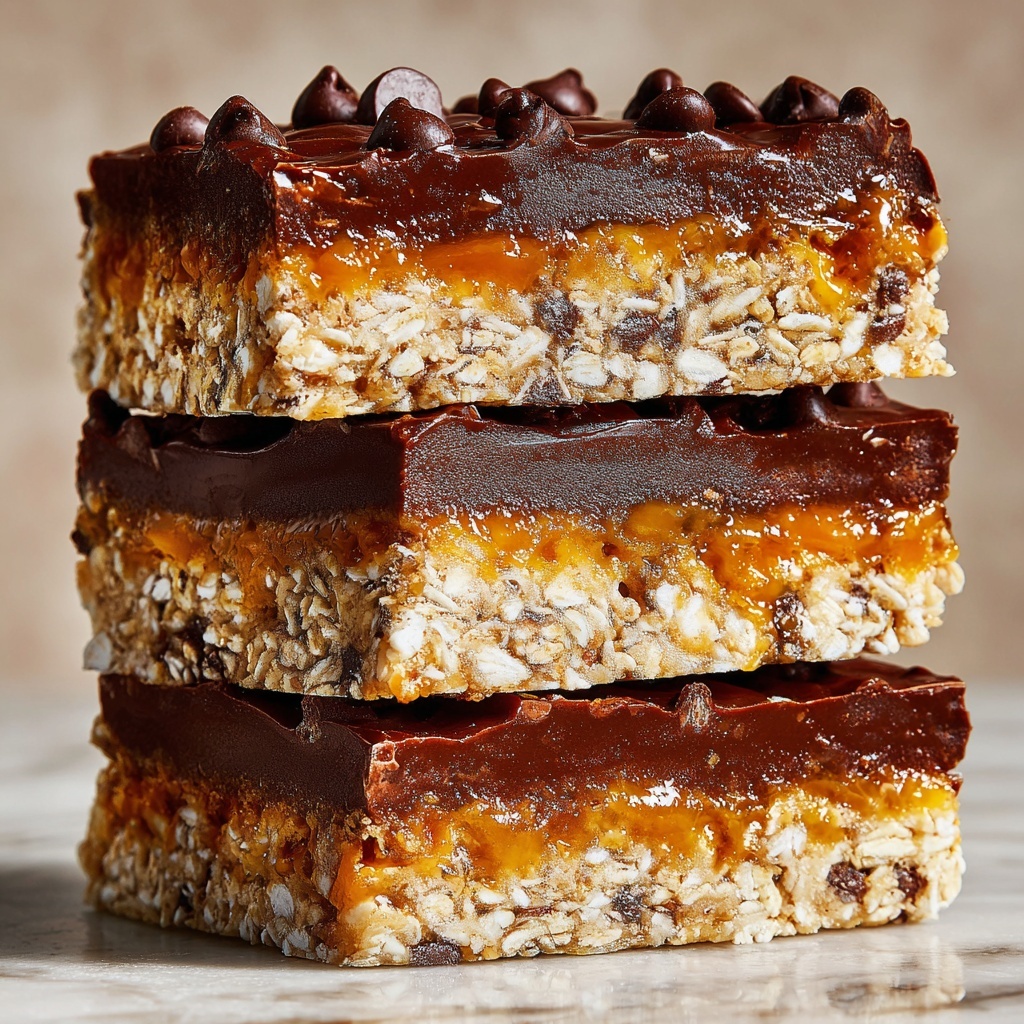 No Bake Protein Bars Recipe - Recipe Image