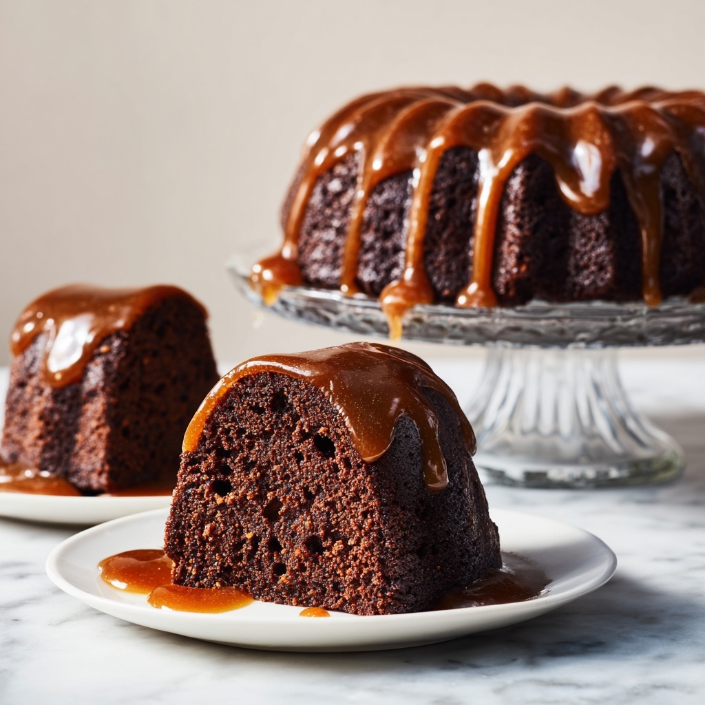 Molasses Date Bundt Cake with Orange Drizzle Recipe - Recipe Image