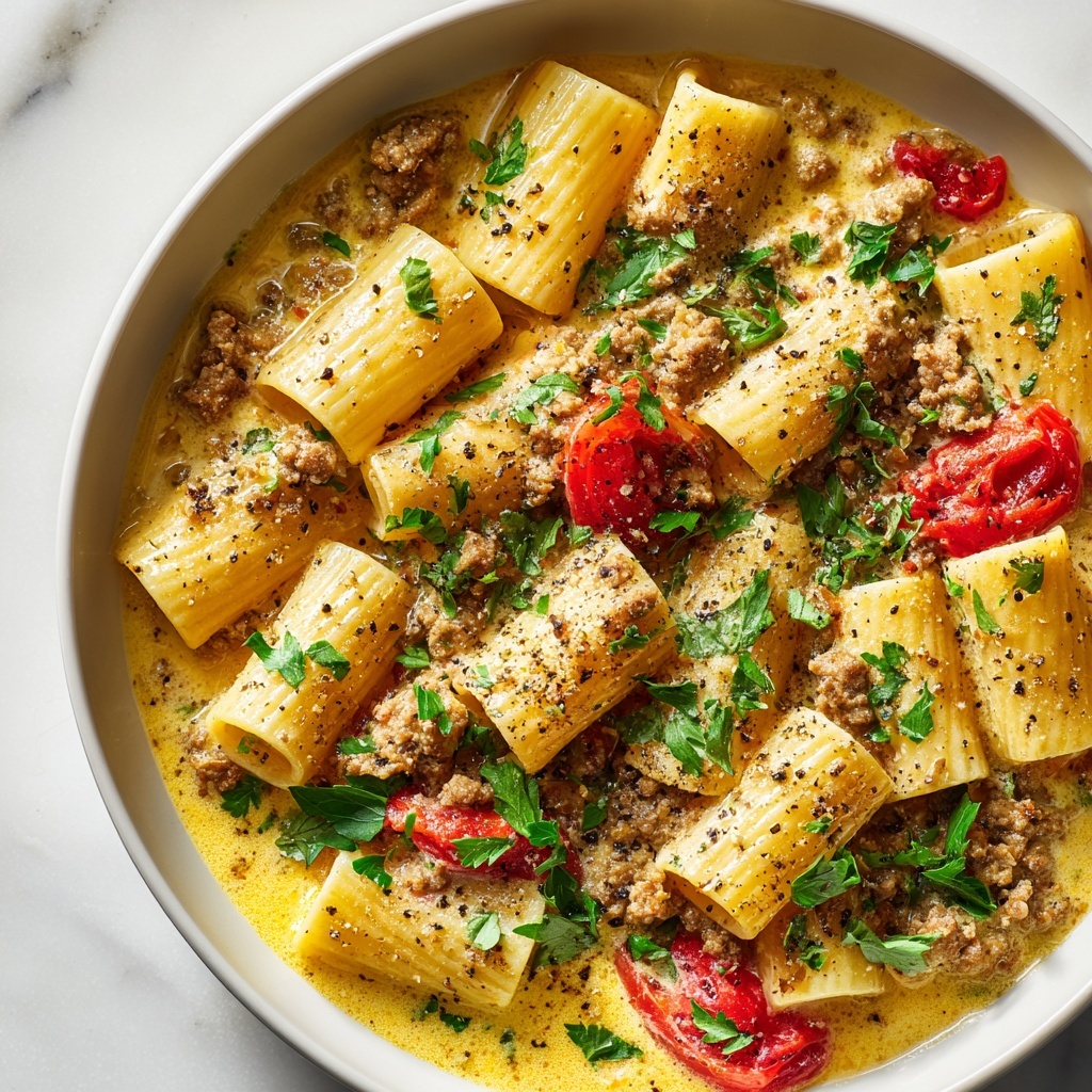 Savor the Best Philly Cheesesteak Pasta You’ll Ever Make Recipe - Recipe Image