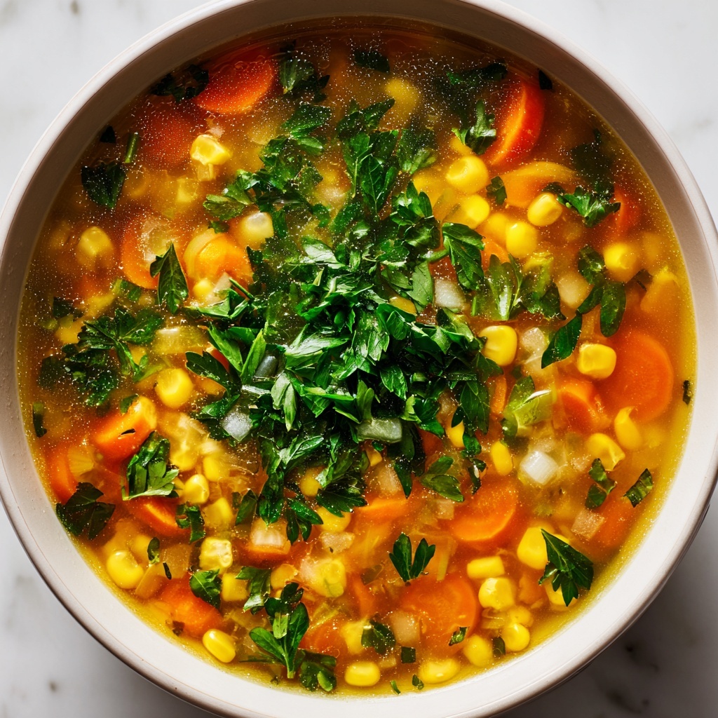 One Pot Creamy Vegetable Soup Recipe - Recipe Image