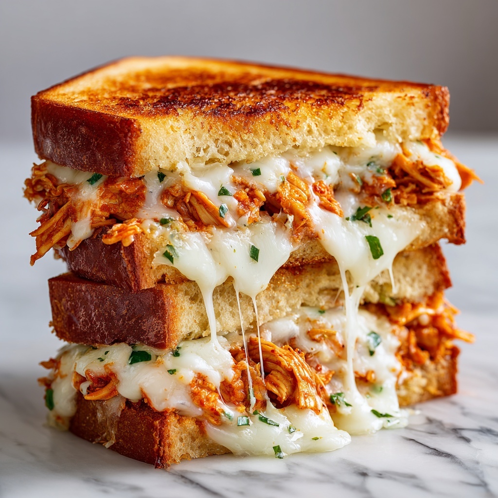 Irresistible Chicken Parmesan Grilled Cheese Sandwich Recipe - Recipe Image