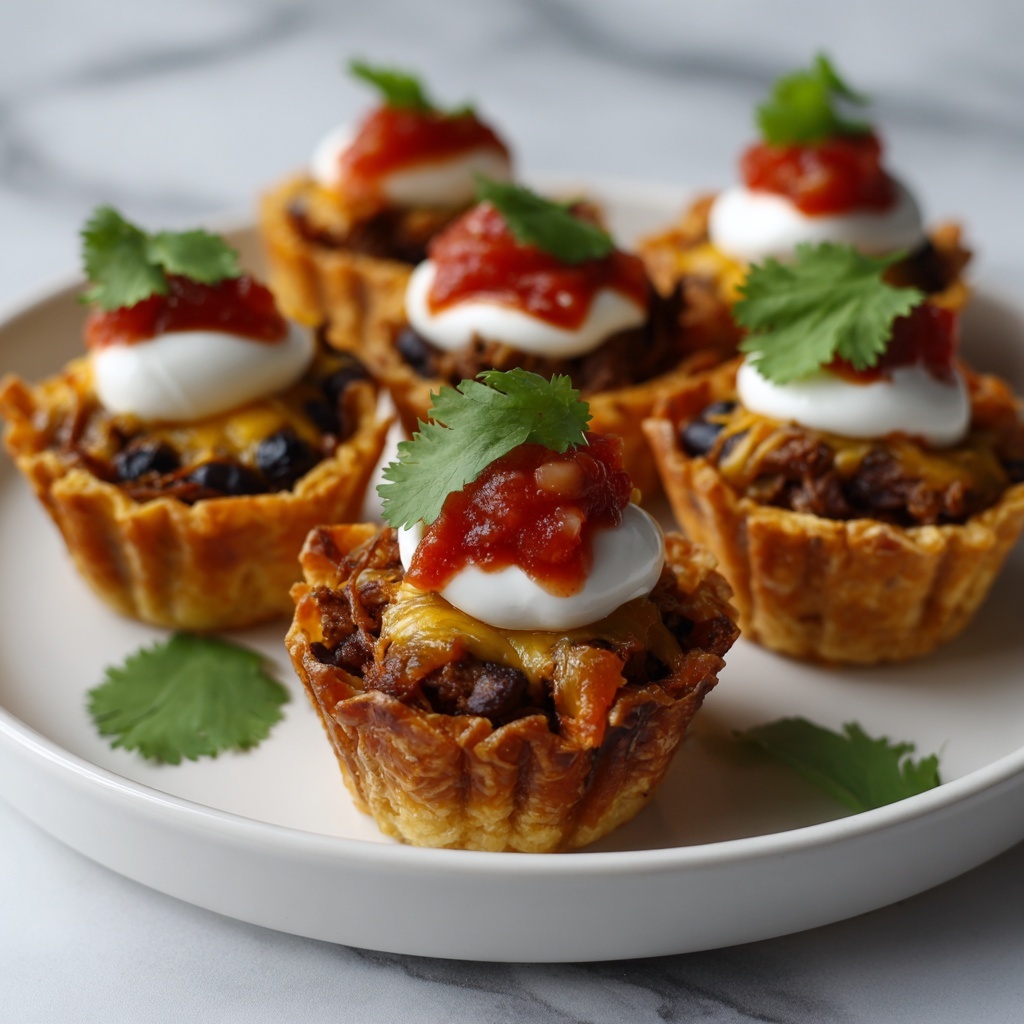 Taco Cupcakes Recipe - Recipe Image