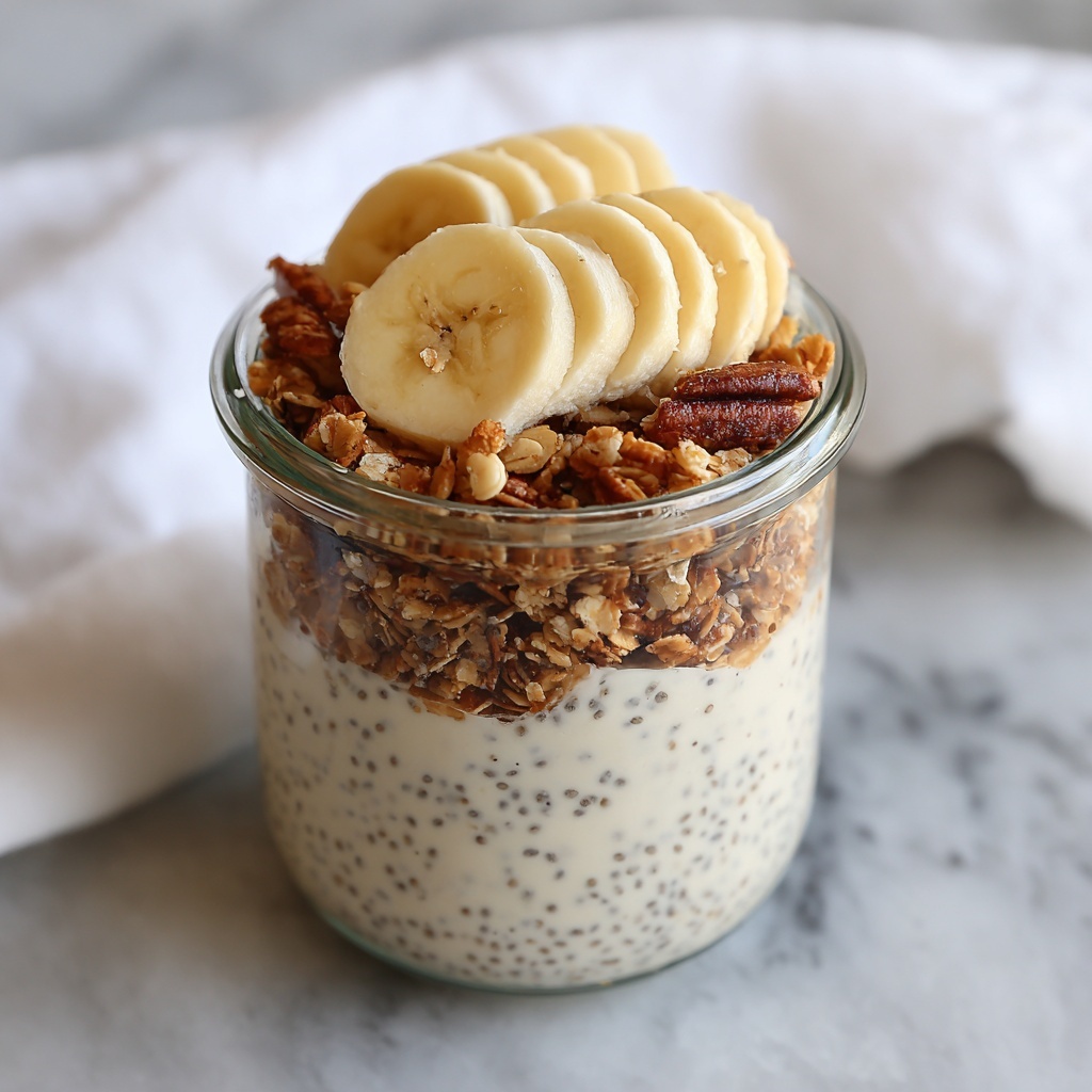Brown Sugar Overnight Oats with Bananas Recipe - Recipe Image